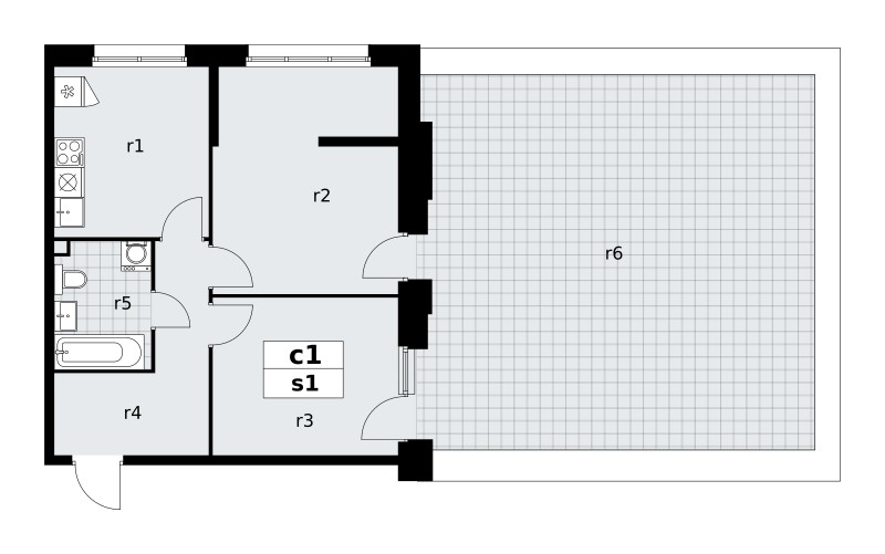 Appartement 2 chambres 71 m² poselenie Sosenskoe, Fédération de Russie