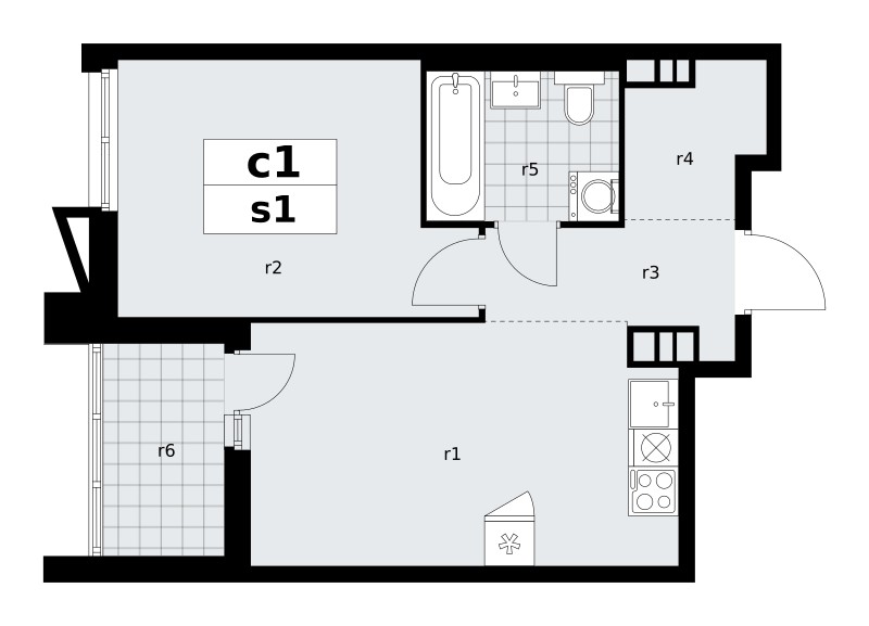 Appartement 1 chambre 39 m² poselenie Sosenskoe, Fédération de Russie