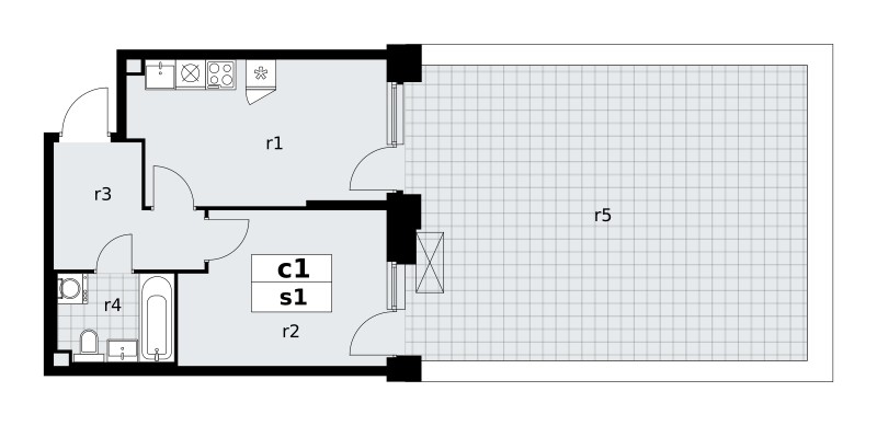 Mieszkanie 1 pokój 51 m² poselenie Sosenskoe, Rosja