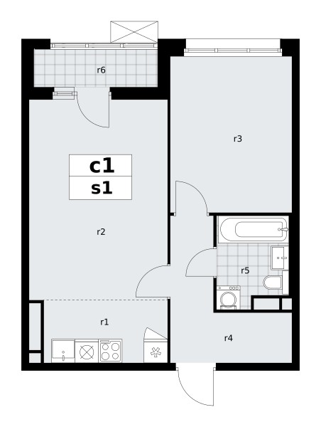 Apartamento 2 habitaciones 48 m² poselenie Sosenskoe, Rusia