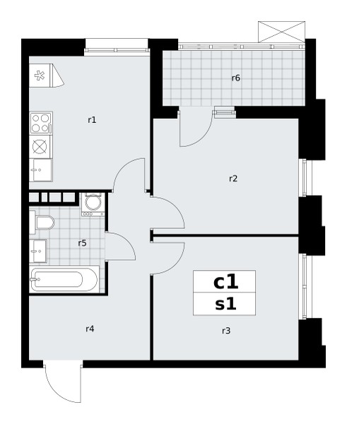 Apartamento 2 habitaciones 49 m² poselenie Sosenskoe, Rusia