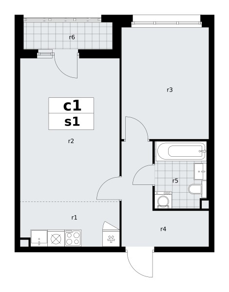 Mieszkanie 2 pokoi 48 m² poselenie Sosenskoe, Rosja