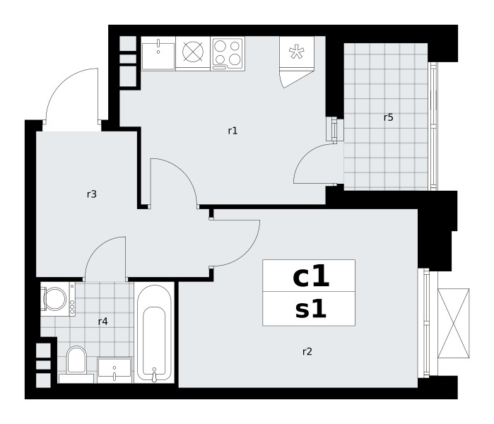 Appartement 1 chambre 33 m² poselenie Sosenskoe, Fédération de Russie